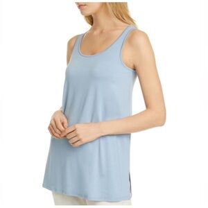 NWT Scoop Neck Long Tank tunic tee Haze S small 
EILEEN FISHER fits medium large